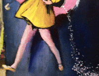 When it Rains, it Pours.  Oil and Acrylic on Canvas.